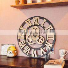 Новая технология для украшения дома. Креативный ретро-индустриальный стиль. Ручная работа. Бракет-часы. Круглая односторонняя настенная часовая маска thumbnail-5