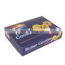 Custom Printed Food Macarons Packaging Box Recycled Black Kraft Folding Box Corrugated Box thumbnail-2