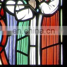 Custom Church Stained Glass Sheets Tiffany Style Glass Decorate Colored Art Glass Sheets For Window thumbnail-3