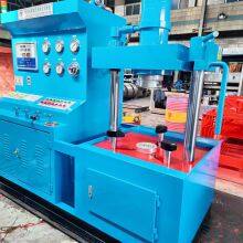 Manual Control YFT-B100 Vertical Valve Pressure Testing Machine for Flange Welding Threaded Valve Test thumbnail-2