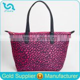 Custom Fashion Tiger Print Dumpling Bags Nylon Champ Tote Bags