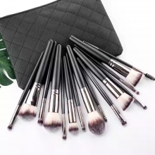 Cheap 15pcs Rose Gold Makeup Brush Set Cruelty Free Cosmetics Tool Soft Bristle Custom Logo Vegan Powder Blush Makeup Brush Set thumbnail-4