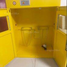 Прочный шкаф для медицинских кислородных баллонов с сигнализацией и антикоррозионной стальной конструкцией для медицинского газового хранилища thumbnail-4