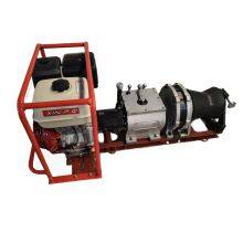 Industrial 5T Gasoline Capstan Winch - 138kg Lightweight, Gravity Brake for Safety thumbnail-3