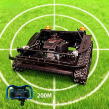 Golf Courses Rough Grass Maintenance Vigorun VTLM800 Radio Controlled Caterpillar Lawn Cutter Machine for Sale thumbnail-4