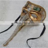 Wholesale custom PVC Opera Carvinal Long Nose Venetian Mask