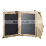 7W Mono Fabric Solar Panel Water Proof Solar Panel Solar Power Phone Charger