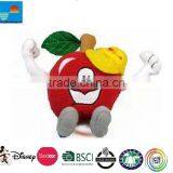 Plush Fruit Toy/plush and Stuffed Apple Toy/cheap Soft Apple Toy thumbnail-1