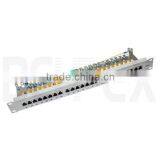19" Fiber Optic RJ45 CAT5e UTP 24 Ports Patch Panel thumbnail-2