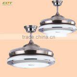 White Light Simple European Design Ceiling Fan