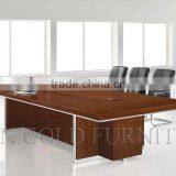 Plywood Made Rectangular Boardroom Table With Veneer Surfaced (SZ-MT083) thumbnail-6
