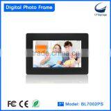 Factory Direct Sales 7 Inch Single Function Digital Photo Frame Dpf BL7002PS for Mass Production thumbnail-1