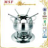 Stainless Steel Cheese Fondue/melting Pot Fondue Pots/cheese Fondue Set thumbnail-1