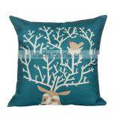 2016 Hot Sale Home Decorative Custom Deer Printing Linen Cheap Cushion Cover thumbnail-5