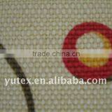 printed jute cotton fabric