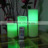Pillar Smooth Candles Color Changing With Timer