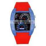 Promotion Sport Silicone LED Watch Flashing LED Wrist Watch thumbnail-3