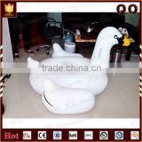 2015 newly design swimming pool inflatable water swan