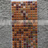 YA0667 Mix color Crystal glass mosaic tile 300x300MM