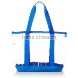 Clear PVC Beach Bag with zipper close