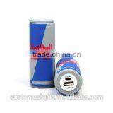 Top Sell Pvc Material Can Shape Mini Power Bank 2200mah