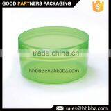 Hair Gel Large Clear Green Plastic Container With Lid 300 Grams