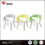China Factory Modern Design Stackable Plastic Chair thumbnail-1