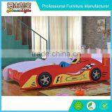 red latest design kids race car bed, car bed for boys, car kids bed