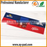 AY 3D OEM Logo PVC Runner Accessories Non-woven Non-slip Bar Mat