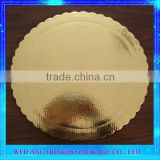 Chinese Factory Price 2mm Gold Silver Compressed Cardboard Cake Board Wtih ISO FDA