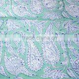 RTHCFC-13 Hand Block Cotton Flower Printed Fabric Manufacturer Wholesaler Jaipur thumbnail-3