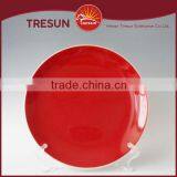Two Tone Color Glazed Plates, Cheap Ceramic Plate Wholesale thumbnail-1