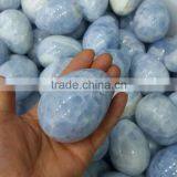 Wholesale Natural Rock Blue Calcite Gemstone Eggs Crystal Stone Eggs for Sale
