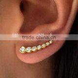 Fashion 925 Sterling Silver CZ Ear Pins Earring Jewelry thumbnail-4
