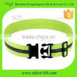 Neon Yellow Elastic Adjustable Buckle Safety Belt Cycling Walking