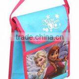 Frozen Non Woven Vertical Lunch Bag With Hangtag