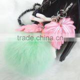 Colorful Fur Keyring for Handbag thumbnail-2