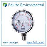 High Quality Electric Contact Fill Liquid Pressure Gauge