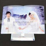 Book SCrystal Frame With Clear Base
