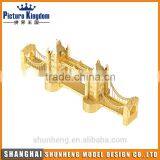 Custom London Tower Bridge building model 3d metal puzzle/model metal puzzle