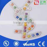 Wholesale Colorful Rhinestone Decorative Iron Letters thumbnail-1