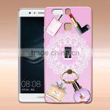 For Huawei P9 High Quality New Perfume Design Luxury Fashion TPU+PC Phone Case With Ring Bracket