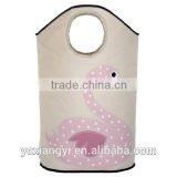 Foldable Canvas Cartoon Storage Basket Laundry Hamper for Nursery thumbnail-6