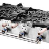 (3 in 1) 6pcs Fish Waffle Commercial Use Non-stick LPG Gas Icecream Taiyaki Baker + Batter Dispenser + Stuffing Scoop thumbnail-2