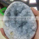 Charming Natural Blue Celestine Stone Crystal Geode for Hot Sale