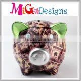 Custom Design Colorful Pig Sassy Cartoon Secret Money Box thumbnail-1