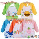 2015 High Quality Hot Sell Baby Clothes Bibs Waterproof Toddler Bibs Apron TPU Overclothes