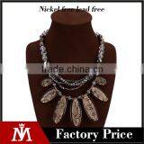 2016 Summer Latest Europe Brand Snake Charm Necklace With Crystal Beads Collar Jewelry thumbnail-1