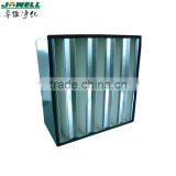 HVAC High Efficiency V Shape Air Intake Filter Hepa Filter