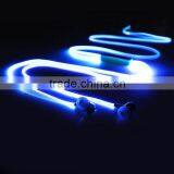 Metal Head Cheap Colorful Earphones Headset, LED Headphone Flash Night Light Earphone With Clip Mic For Smartphone thumbnail-1